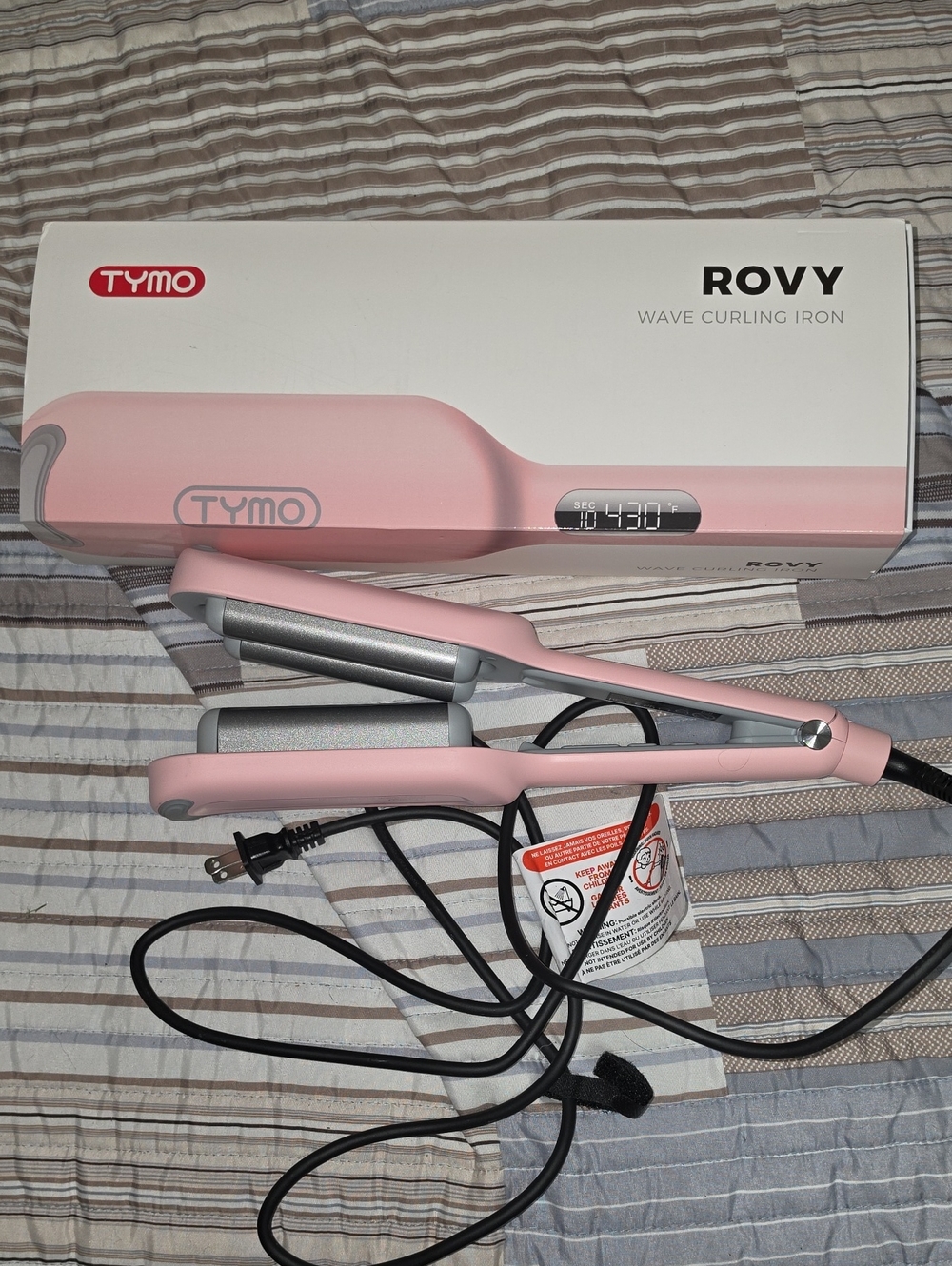 TYMO ROVY Wave Curling Iron - Pink